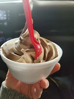 Chocolate Ice Cream with Chocolate Dip on the Bottom