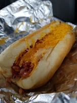 Coney Dog with Shredded Cheese