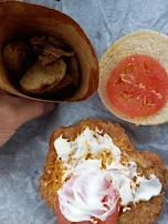 Fried Mushrooms Tenderloin Sandwich
